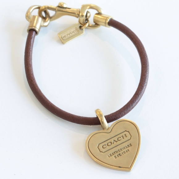 coach heart bracelet